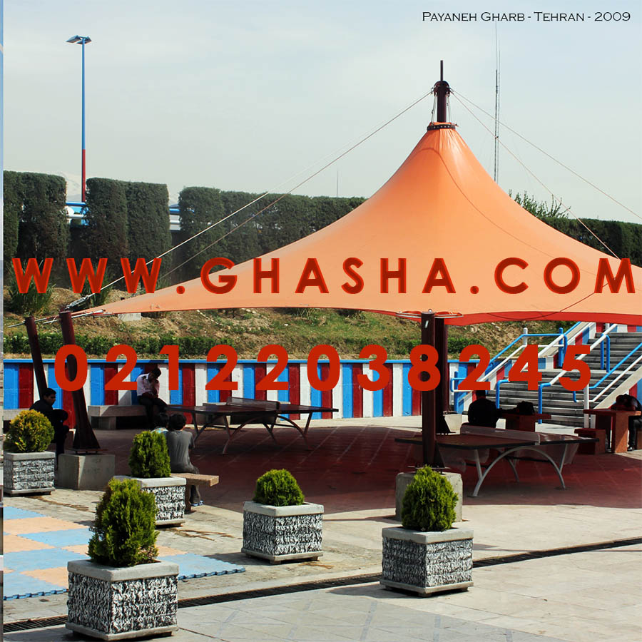 سایبان متحرک , سایبان پارچه ای , سایه بان پارکینگ  عکس شماره 5