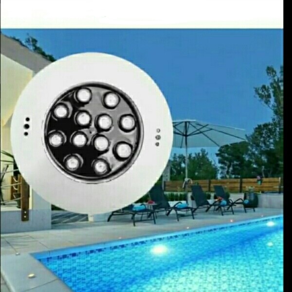 چراغ توکار استخری استیل تک رنگ مدل 24SE عکس شماره 4