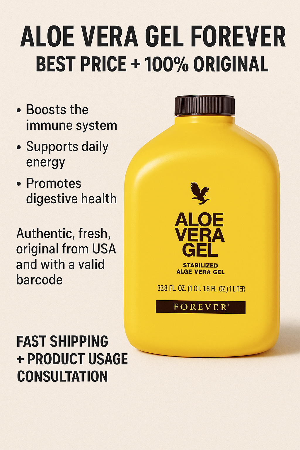 آلوئه‌ورا ژل فوراور | بهترین قیمت + ۱۰۰٪ اورجینال