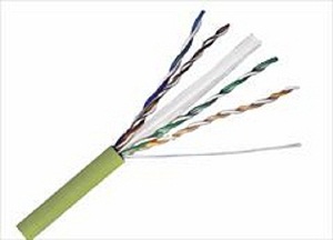 کابل شبکه هومر مدل cat 6 utp با روکش کابل LSZH