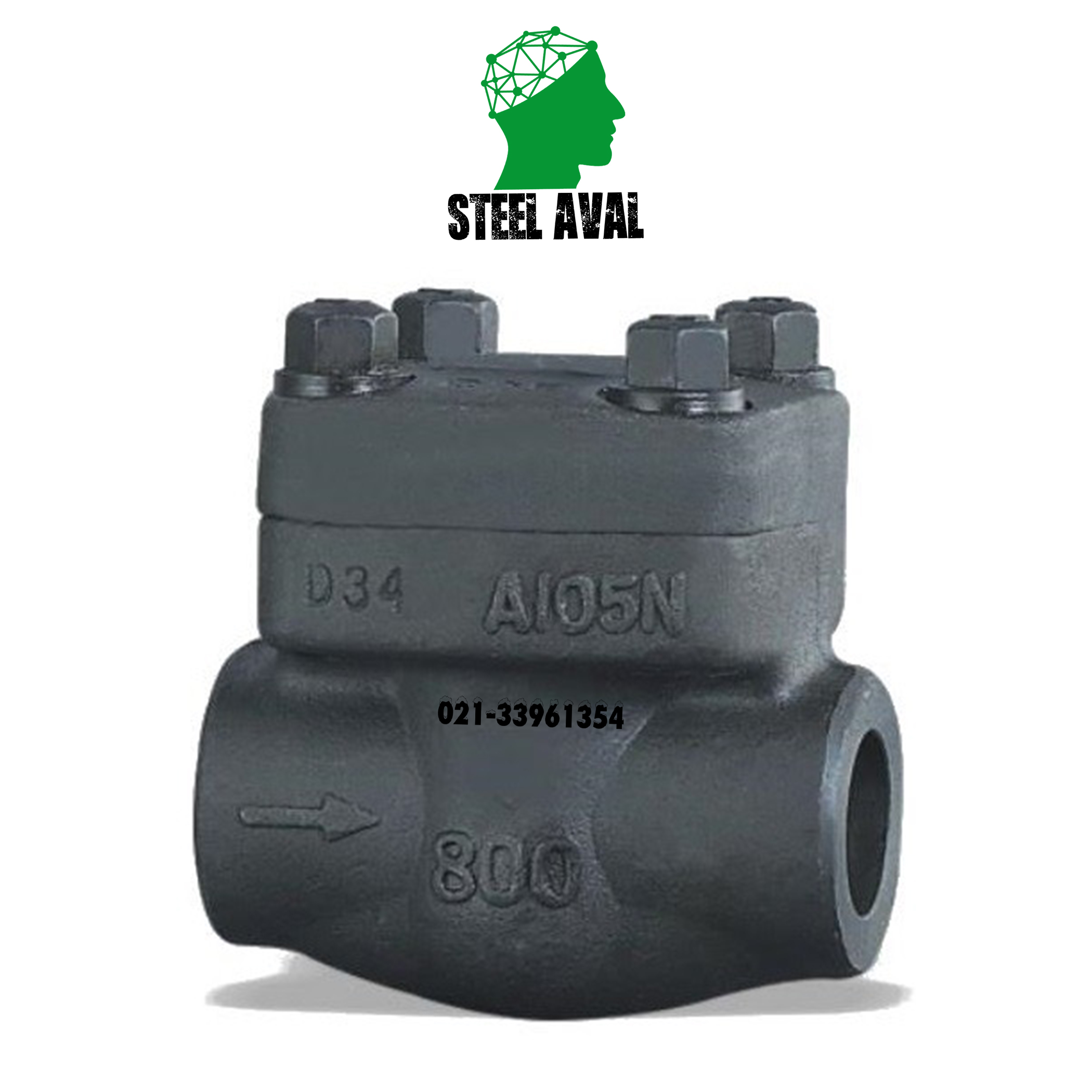 چک ولو کلاس 800فولادی برند وارداتی