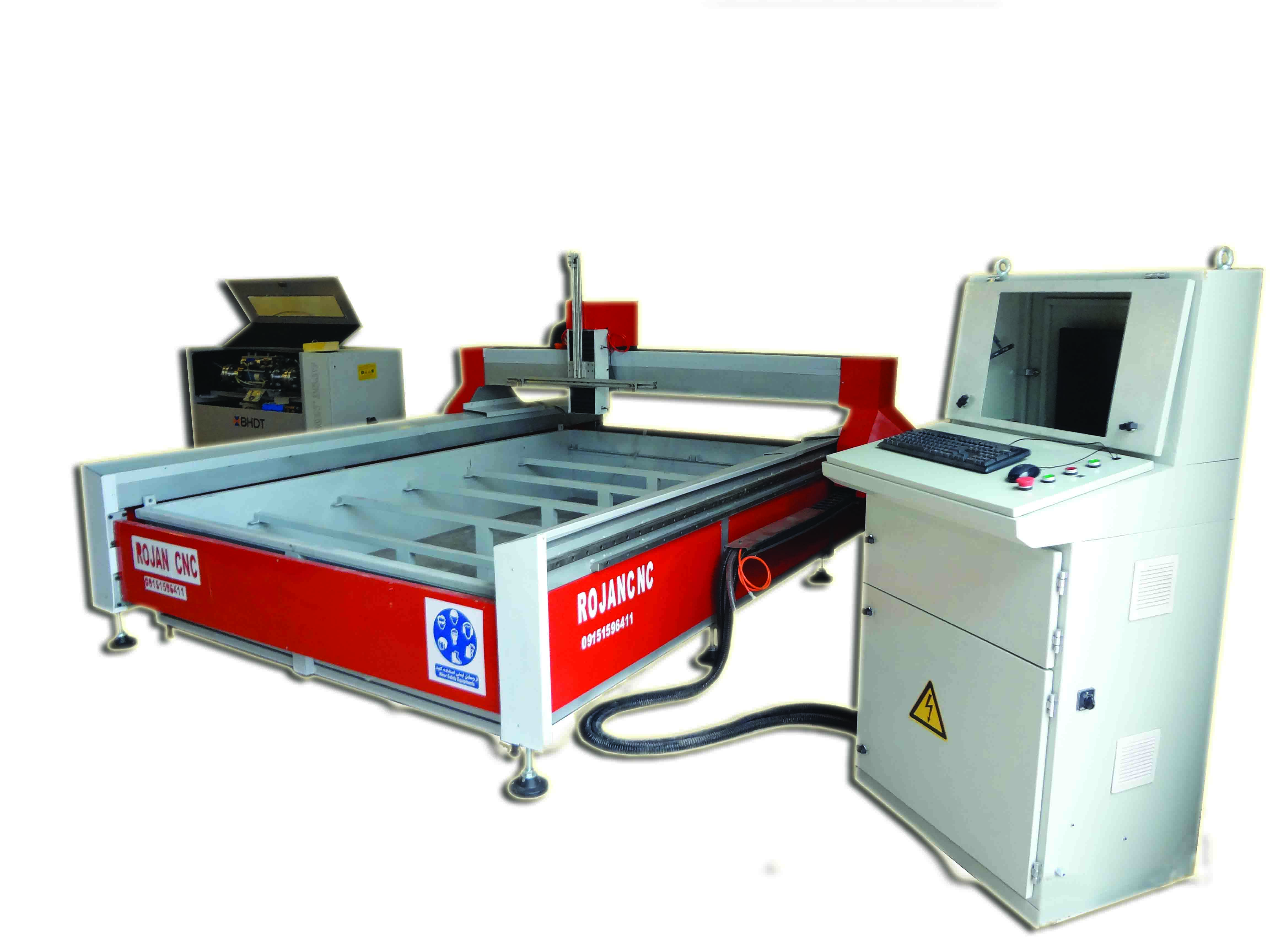 برش واترجت سی ان سی (waterjet cnc)روژان 