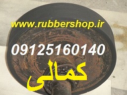 روکش چرخ های توپرصنعتی با لاستیک