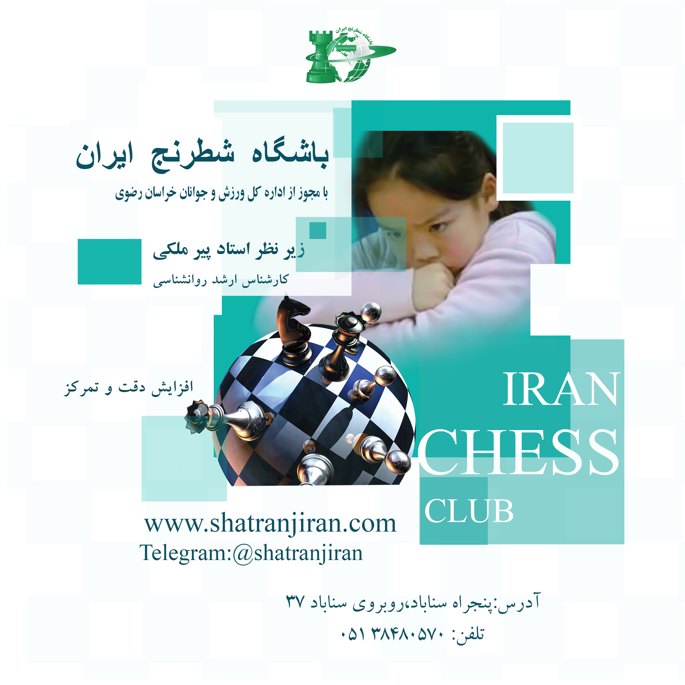کلاس آموزش شطرنج در بهترین مدرسه شطرنج