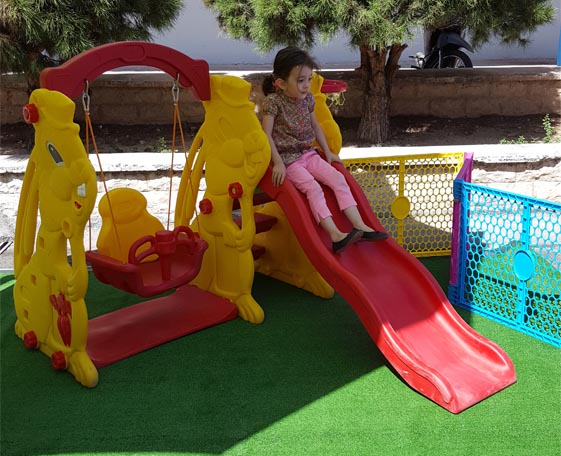 تاب و سرسره سنجاب کودک و مهد کودک