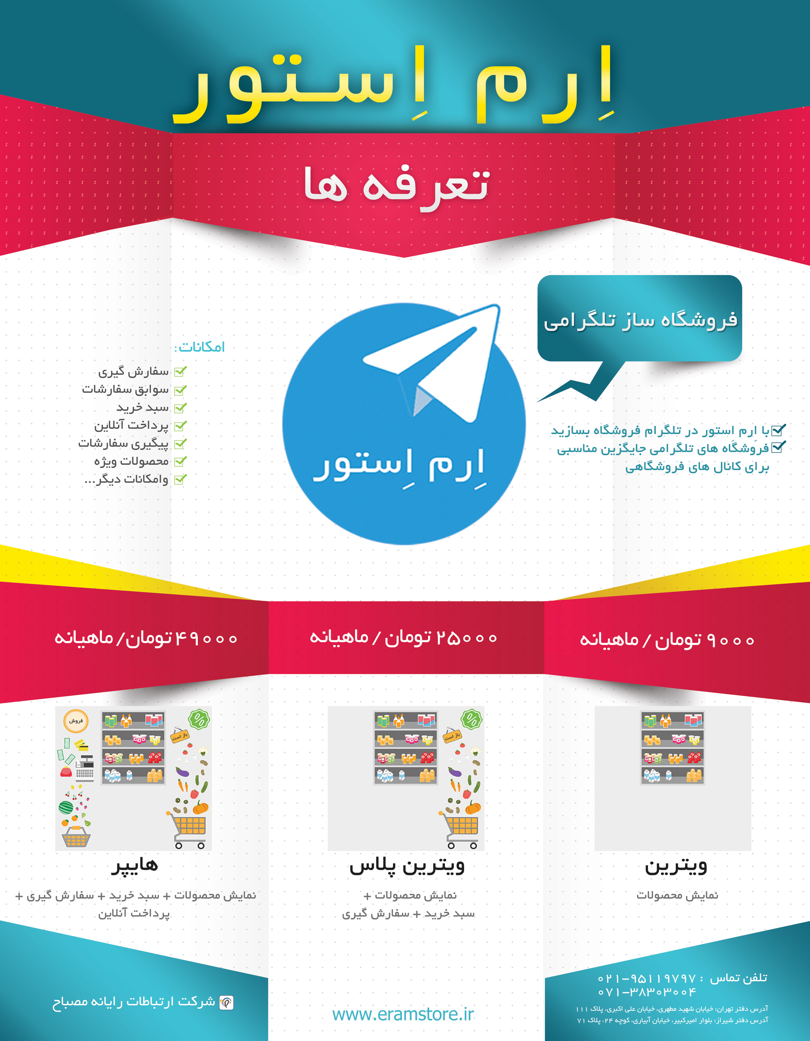 ساخت فروشگاه در تلگرام