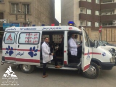 آمبولانس و کلینیک سیار حیوانات خانگی درین