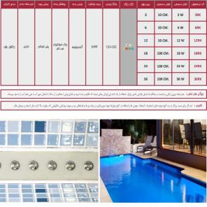 چراغ روکار استخری کنج تک رنگ مدل 6RK