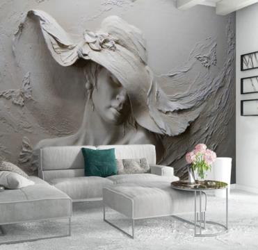 فروش و اجرای انواع کاغذ دیواری ساده و سه بعدی
