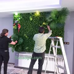 طراحی و اجرای دیوارسبز،Geenwall و فضای سبز مصنوعی 