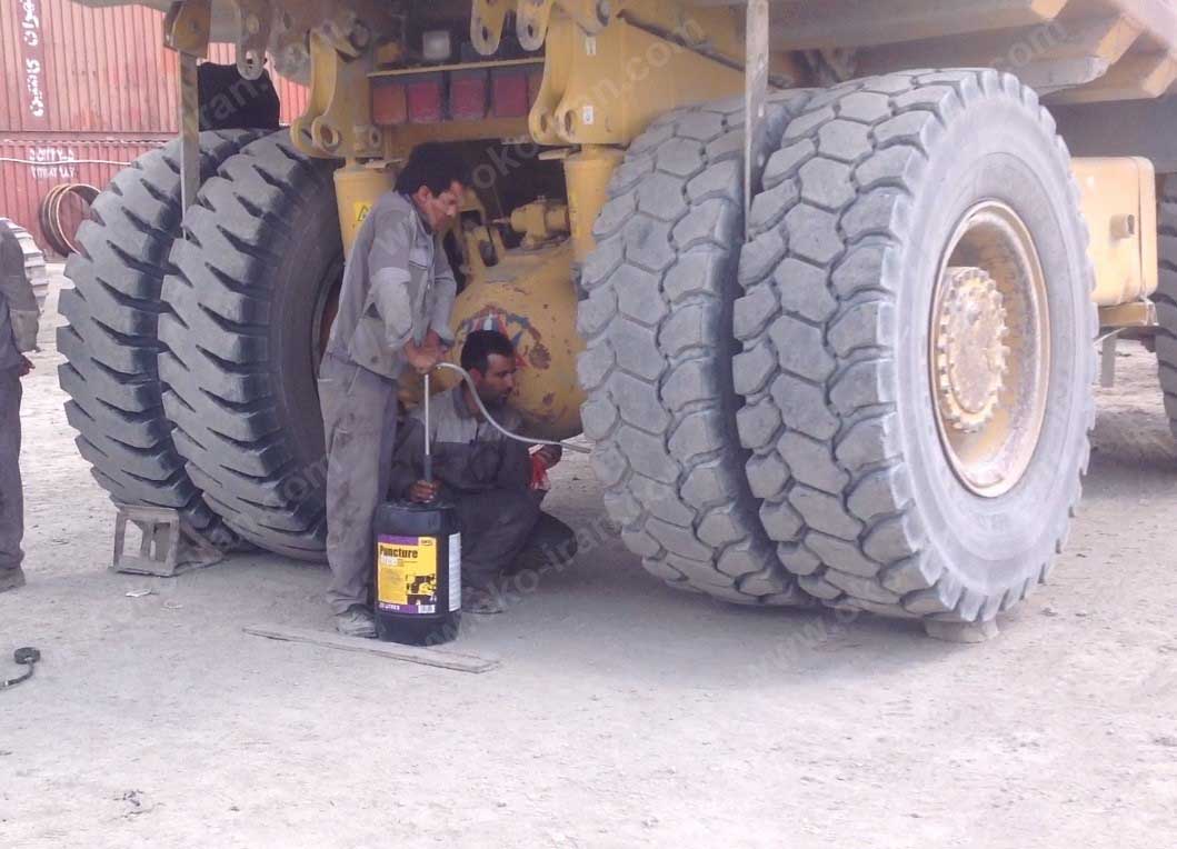 جلوگیری از پنچری تایر   