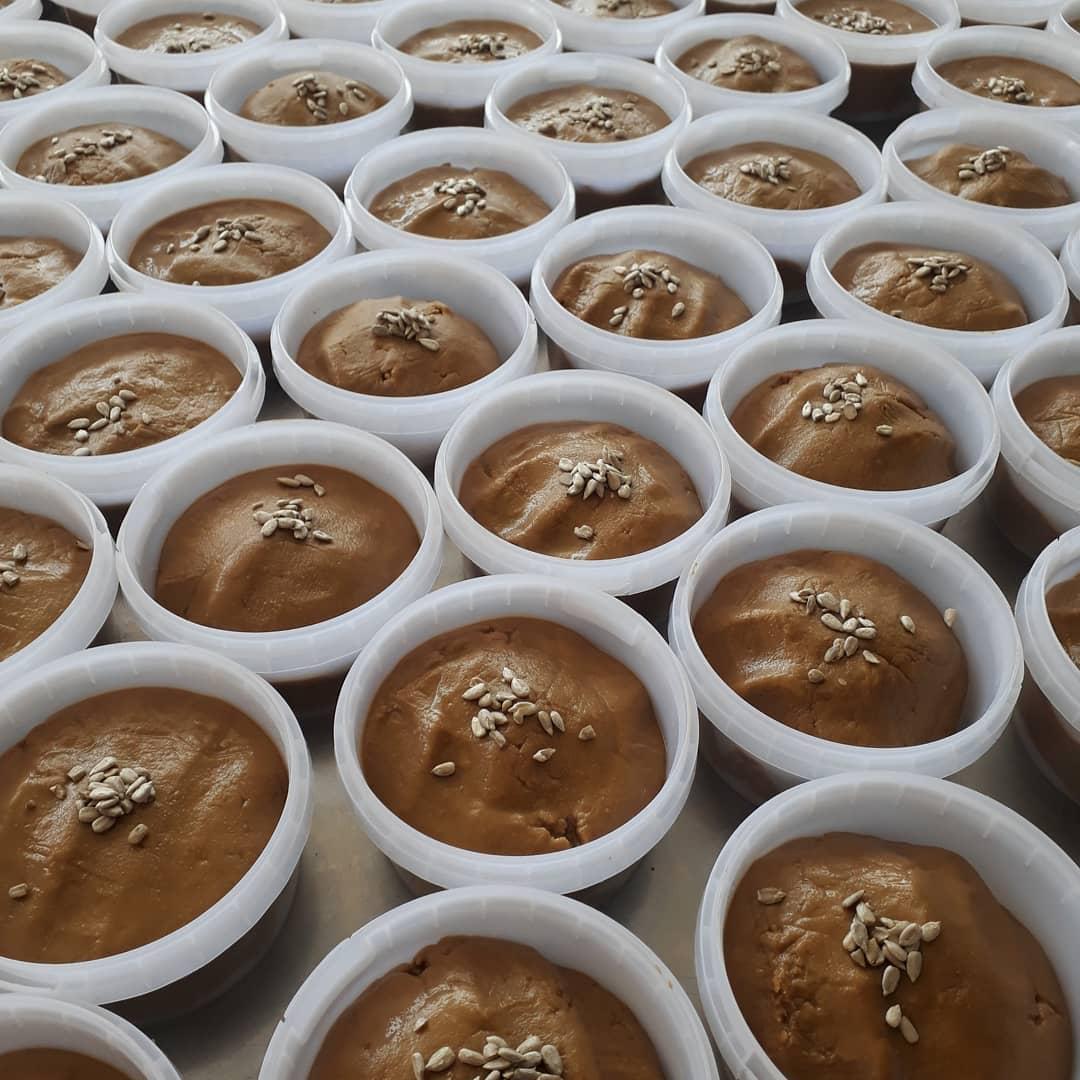 حلوا ارده سنتی با شکر قهوه ای
