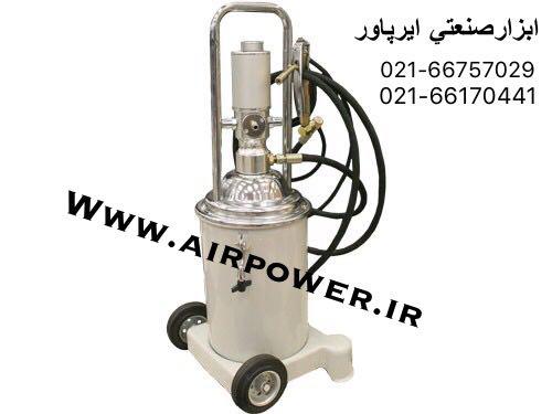 گریس پمپ سطلی بادی ، واسکازین پمپ بادی و ساکشن بادی