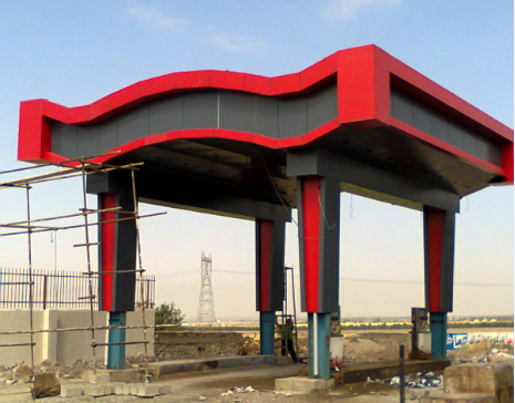 نماکاری پمپ بنزین