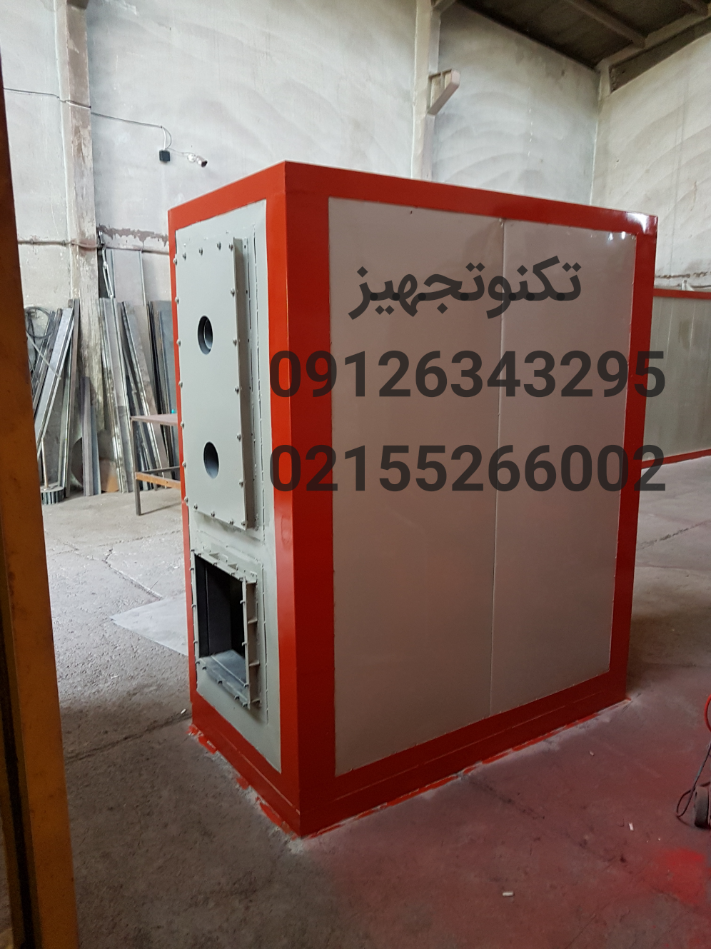کوره تفلون 3 متری باکس دو درب