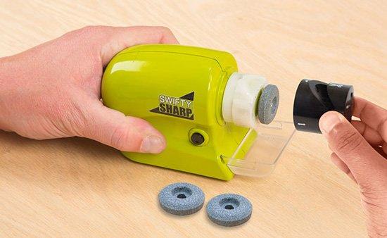 چاقو تیزکن برقی اتوماتیک swifty sharp (فروشگاه جها