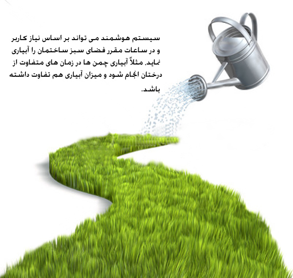  آبیاری اتوماتیک و هوشمند گیاهان
