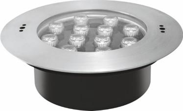 چراغ توکار استخری استیل تک رنگ مدل 24SE